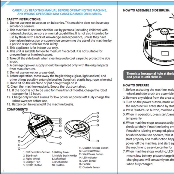Pyle Pure Clean Smart Robot Vacuum Sweeper Cleaner PUCRC17 - Picture 7 of 10